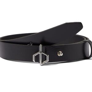 Rag & Bone Black 20th Anniversary Leather Belt Large